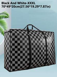 大容量可折叠搬家旅行袋 - 防水防潮无纺布和牛津布材质，配有结实手柄；重型可折叠行李/搬家袋/衣物/被褥收纳袋，飞机图案；多用途，可用于打包、宿舍/出租房收纳、季节性衣柜收纳、洗衣等。 - 彩色 - 查看 15