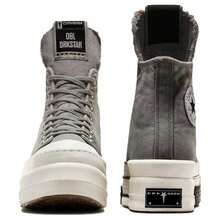 Rick Owens X Converse DRKSHDW DBL DRKSTAR Chuck 70 High 'Washed Canvas Pack - Concrete' Grey Egret Sneakers Men A06755C - 彩色 - 查看 3