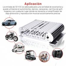 Carsapro Amplificador De Audio Para Auto Y Moto 800w Conexion Rca Blanco - ST838 (Blanco) - Ver 6