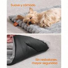 YFeandrea Manta para Perros Alfombra para Mascotas para Perros y Gatos 75 x 50 cm M Lavable a Maquina Gris Paloma MPPB042GD01 - M (75L x 50W cm) - Ver 4