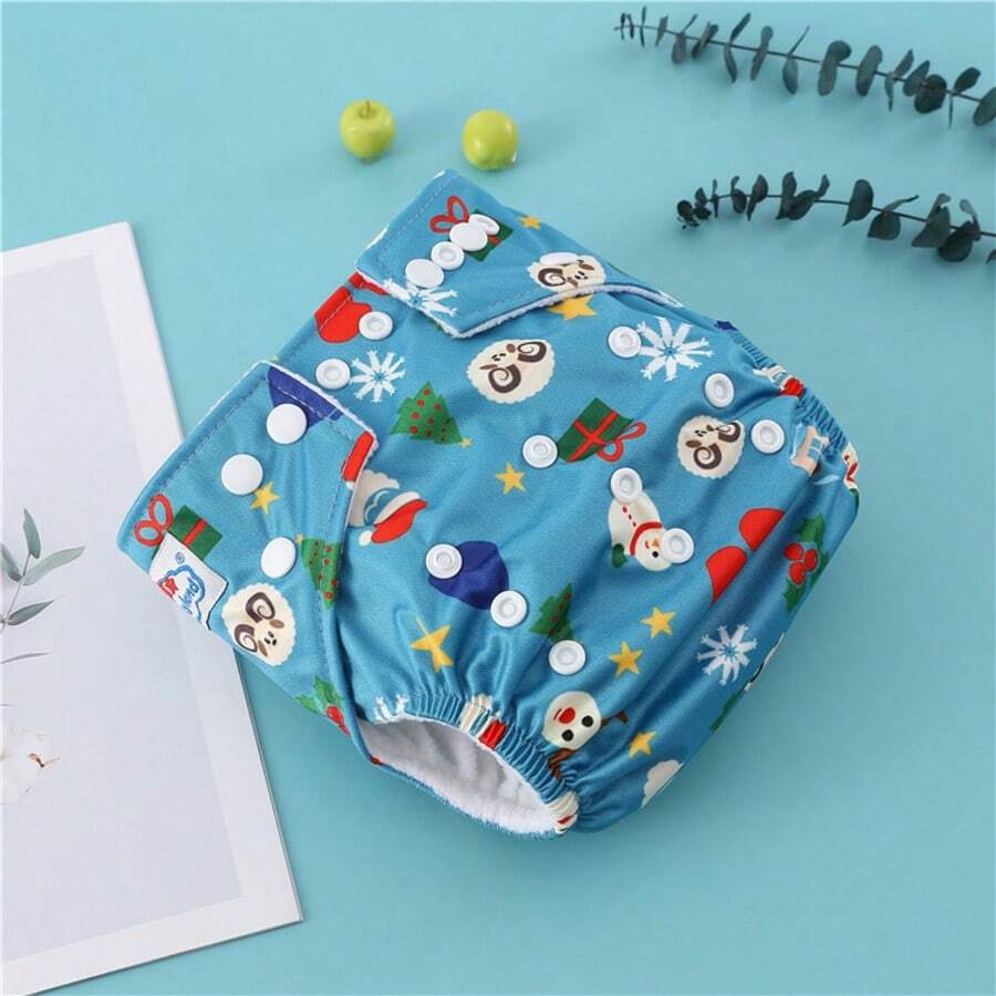 babyland Cloth Diaper Reusable Washable Waterproof Adjustable Fit 0-2Years Diapers