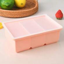 1/2个带盖硅胶冰格 - 柔韧可重复使用的大号冰格模具，容量1杯，适用于汤、炖菜、酱汁，可用洗碗机清洗，非常适合圣诞节、万圣节、复活节、感恩节和其他节日。 - 彩色 - 查看 12