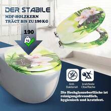 SINOBATH Sedili water, decorazione per il bagno - fiori - Visualizzare 9