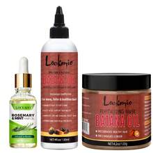 120g Batana Hair Oil + 120ml Batana Essential Oil + 30ml Rosemary Oil Set, Cold-Pressed, Enriched With Biotin, Castor Oil, Rosemary And Peppermint, Nourishes Scalp And Hair, Strengthens Strands, Prevents Breakage And Split Ends, Repairs Dry Damaged Hair, Leaves Hair Glossy And Healthy, Deeply Nourishing, Suitable For All Hair Types - Green - View 12