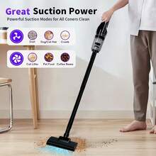 2-In-1 Cordless Handheld Vacuum Cleaner, Lightweight, Single-Handed Operation, Direct Suction Design, Powerful Suction, Suitable For Home, Carpet, Hardwood Floor. 2600mAh, 7.4V