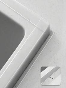 1 Roll Waterproof Anti-Oil Seam Sticker, Suitable For Kitchen, Bathroom, Etc. - Self-Adhesive Anti-Mold Toilet Sticker And Bathroom Toilet Sticker - Printed Waterproof Sticker For Kitchen And Bathroom Supplies And Decoration, Essential For Kitchen And Bathroom