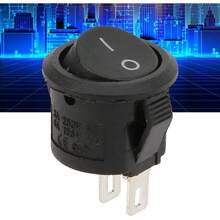 20 interruptores 2 pines, interruptor basculante redondo pequeño de encendido/apagado de 2 posiciones KCD11 Accesorios para electrodomésticos para equipos industriales Interruptores electrodomés - 1 - Ver 5