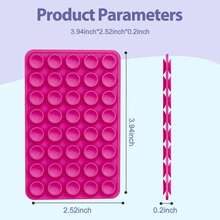 1pc, 40pcs Classic Silicone Suction Cup Double-Sided Handheld Selfie Stick And Stand, Multi-Functional Sticky Phone Holder, Reusable Sticky Pad For Phone Stand Or Grip, For Selfie, Video Etc. - Easy Stick, Easy Clean, Compatible With IPhone And Android - Ideal For Shower, Video Recording And Photography Compatible With IPhone, Android Phone, Gift For Birthday, Family, Friends Gifts Birthday Bathroom Phone Accessories Sticky Stand - Multicolor - View 22