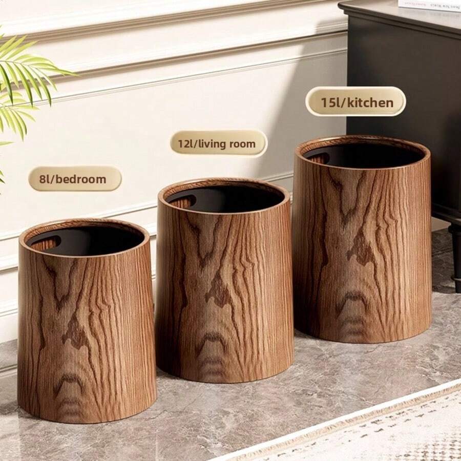 1 thùng rác PP kiểu cổ điển, thùng rác nhà bếp, thùng , thùng đựng rác dung tích lớn cho phòng ngủ, phòng khách, văn phòng. - Nhiều màu - Xem 1