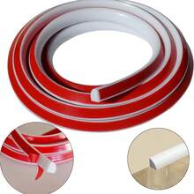 1pc 39.37inch/78.74inch/118.11inch Flexible Quarter-Round Bathroom Threshold - Barrier For Shower Corners And Kitchen Sinks - PVC Material For Easy Installation And Protection - Multicolor - View 16