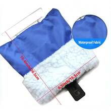 1件装汽车小工具挡风玻璃雪罩冬季除冰手套 - 终极车载应急雪铲，采用柔软内衬和内置刮冰器，是您清除汽车车窗和车顶积雪和冰块的必备便携式工具。汽车配件圣诞礼物 - 均碼 - 查看 4