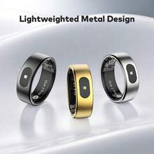 itel Ring 2 智能戒指，具备心率、睡眠和活动监测功能，支持触控和远程操作，电池续航时间长达 5-7 天。 - 金色 - 查看 5