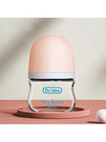 1pc 90ml/160ml Glass Baby Bottle, Suitable For Newborn Feeding - Multicolor - View 9