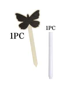 1-30 Pieces Mini Chalkboard Plant Tags, 15 X 6 Cm T-Type Garden Plant Labels With Marker, Wooden Plant Labels Rectangle Tags, Vegetable Plaques For Potted Plants - Multicolor - View 17