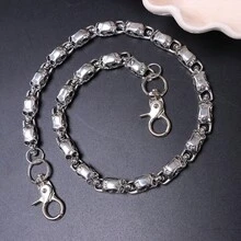 Hip-Hop Punk Street Style Multi-Layer Waist Chain With Metal Rivets, Perfect Accessory For Stage Performance Or Dressing Up Your S! Halloween Summer, School Casual, Business, Boyfriend Husband Father Dad Men Gift, Daily Wear, Fashion, Teen, Outdoor, Vacation, Athletic, Travel, Street, Boho, Vintage Fall, Autumn, Halloween Autumn-Winter Accessories,Suitable For Teens, Youth,Men,Casual, Outdoor, Athletic, Vacation, Graduation Gifts, Birthday, Daily Wear - Rivet Trouser Chain - View 21