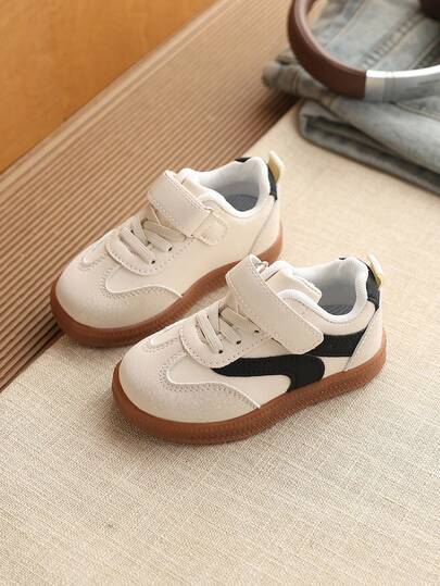 1 par de zapatos deportivos casuales para bebé, zapatillas de moda para niños y niñas pequeños