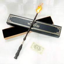 Magic Wand With Flame Effect–Shoot Fireballs Like A Real Wizard!Perfect For Halloween Prop Party Supplies - 03 - 查看 7