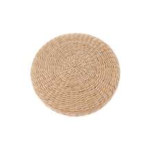 Thick Round Handwoven Tatami Mat, Meditation Cushion For Zen Yoga And Posture Support, Straw Floor Pillow For Relaxation In Living Room And Balcony, Yoga Accessory - Straw Futon Cushion - View 8