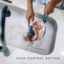 Scotch-Brite Brite by Varita de Cocina de edición Limitada sin ensuciar, Elegante y Elegante Cepillo de Platos con Mango dispensador de jabón(default) - Multicolor - Ver 6