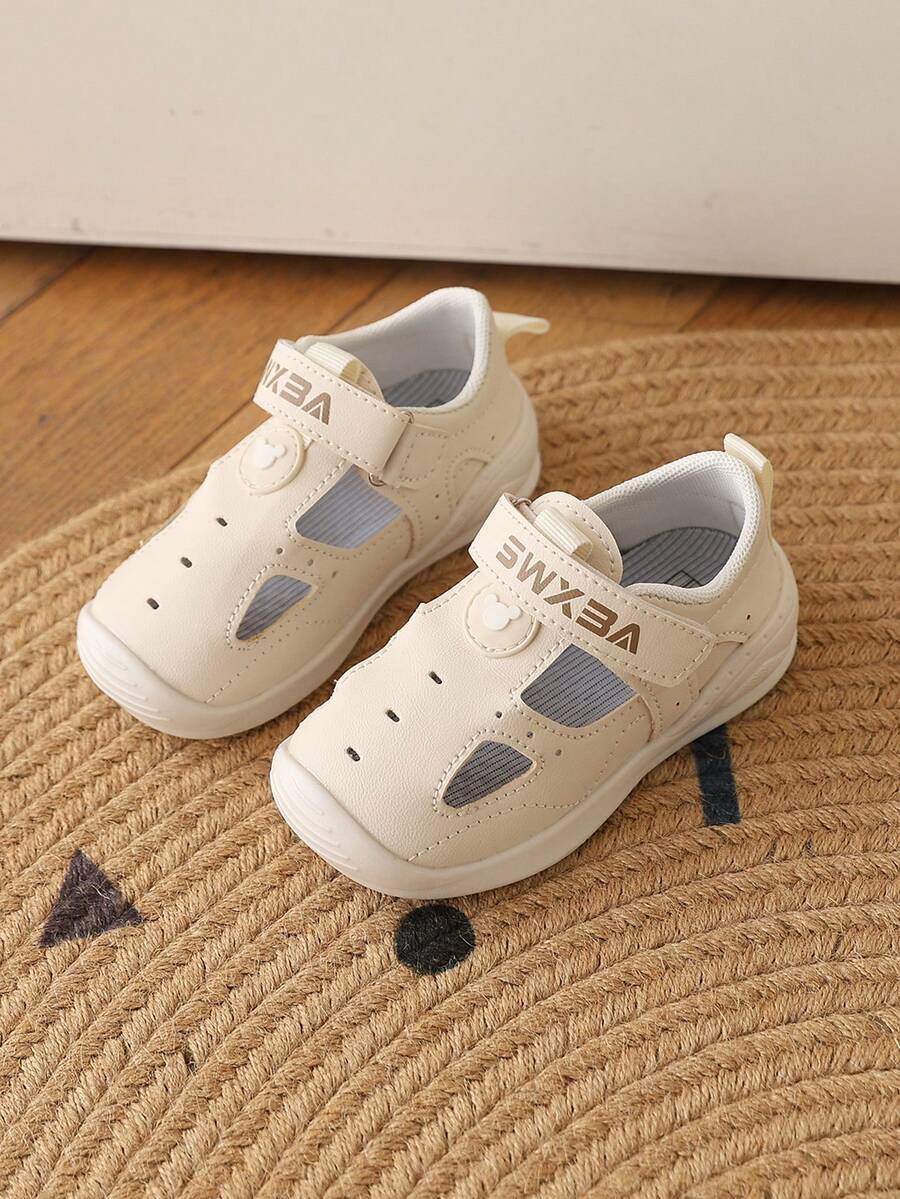 1双儿童软底凉鞋，婴儿夏季凉鞋 - 白色 - 查看 1