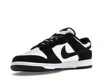 Nike Dunk Low SE 'Suede Panda' Black White Sneakers Men FQ8249-100 - 彩色 - 查看 4