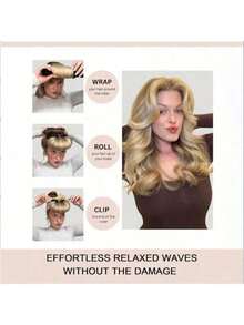 1/3/5Pcs Hair Rollers Set, Satin Heatless Curling Set - Hair Rollers, Headband Hair Curlers & Hot Rollers, To Sleep In, High Resilience Rubber Filling, Softer Suitable For Ramadan, Valentine's Day Gatherings & Parties Styling - Multicolor - View 5