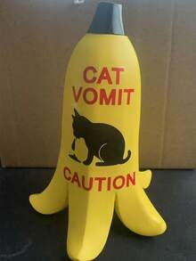 Banana Peel Edition Caution Sign, Creative Cat Design - Cat Style - View 7