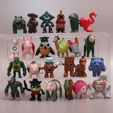 24-Piece Italian Brainrot Character Collectible Doll Set - Tungtungtung Sahur PVC Statue, Featuring Expressive Eyes, Poses, And Multi-Color Options (Green, Pink, Blue, Black, Brown, White, Gray, Red, Gold) - Chibi-Style Mini Figures Suitable For Game Enthusiasts, For Display And Shelf Decoration, Birthday/Holiday Gifts, Italian-Themed Collectible Set, With Labeled Characters And Expressions, Multi-Color Options. - Multicolor - View 14