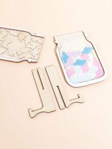 1PC Classroom Star Reward Jar -Wooden, Perfect For Home & School Motivation ForTeachers Classroom Reward Jar Back To School,Gift For Friends