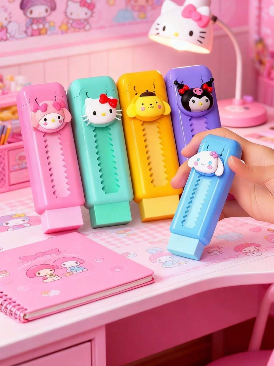 Tẩy rút   - Thiết kế hoạt hình đầy màu sắc, nhiều màu để lựa chọn! Không làm rách giấy, làm sạch triệt để, phụ kiện bàn làm việc đáng yêu - Hoàn hảo cho đồ dùng học tập, bàn làm việc văn phòng, bài tập về nhà và không gian học tập tại nhà! Một món quà tuyệt vời cho mùa tựu trường, sinh nhật, lễ Phục sinh và các ngày lễ khác dành cho người hâm mộ , học sinh và những người yêu thích bàn làm việc ở mọi lứa tuổi! - Nhiều màu - Xem 1