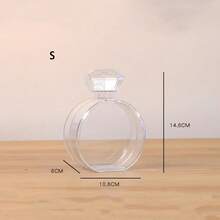 1/3pcs Transparent Decorative Bottles, Suitable For Preserved Flowers, DIY Materials, Gift Packaging Boxes, Valentine's Day Gifts - Multicolor - View 2