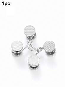 1/2/4个圆形腰部收紧扣裤夹，适用于牛仔裤、裙子、裤子、领口纽扣，男女通用，高品质金属材质，经久耐用，无需工具即可快速调节裤腰松紧，金属防走光胸针，时尚可拆卸裤夹，旅行必备，女孩、学生包包配件，送给妈妈的礼物