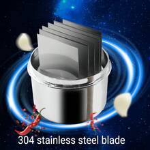 Food Chopper, Handheld Veggie Chopper For Vegetable, Onion, Garlic, Nut, Hand Vegetable Cutter, Easy To Clean Manual Hand Vegetable Chopper Dicer, Stainless Steel Blade - Bạc - Xem 9