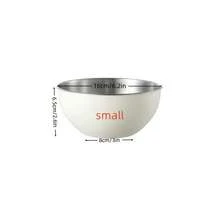 3pcs/Set Stainless Steel Salad Mixing Bowl (With Measurement Marks), Baking & Whipping Bowl, Vegetable Washing Basin Set