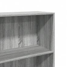 Libreria vidaXL Sonoma grigio 60x30x189 cm in legno composito - Cammello - Visualizzare 7