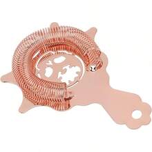 Colador de Barra, Colador de Barman Profesional Práctico Desmontable a Prueba de Herrumbre Multifunción para el Hogar para Mixólogos (Oro rosa) - Oro rosa - Ver 5