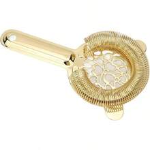 Zerodis Colador de Cóctel, Herramienta de Barra de Acero Inoxidable para Camareros, Filtrado, Fácil Manejo, Uso Doméstico y Bar, Restaurante (Dorado) - dorado - Ver 10