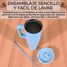 Vaso/Termo Térmico Grande De Acero Inoxidable, PYA-1, Vaso térmico con Asa y tapa con cierre Ergonómico, 1200 ml, 40 OZ, ideal para GYM, escuela, oficina, Taza, Termo para hombres, Vaso de acero inoxidable, 10 COLORES, VASO PARA HOMBRES, VASO PARA MUJERES. - Verde - Ver 5