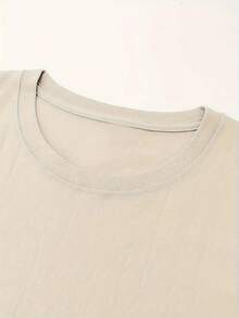 Women's Y2K Racing Graphic T-Shirt, Retro Speed Text Print, Loose Fit Streetwear Top, Short Sleeve Summer Casual Tee, Motorcycle Inspired Fashion - 杏色 - 查看 3