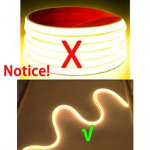 220V High Brightness COB LED Light Strip, Waterproof, Flexible, Suitable For Indoor And Outdoor Garden Lighting