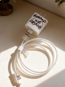 Heart & Letter Design Protective Case Compatible With Apple Wireless Charging Case, Scratch-Resistant And Anti-Drop