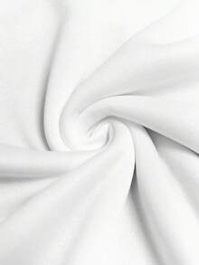 Black Hooded Sweatshirt For Women Floral Pattern Print Loose Casual Versatile Jacket For Spring Autumn Winter Outdoor Wear - White - View 5