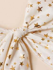 1/4pcs Women's Bow Hair Clips, Plaid School Style Ponytail Clips, Solid Color Star Dotted Square Hair Clips, Cute Fabric Plaid Hair Clips, Great Gift For Loved Ones And Friends, Claw Clips, Hair Slide, Hair Barrettes - Multicolor - View 7