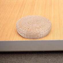 Thick Round Handwoven Tatami Mat, Meditation Cushion For Zen Yoga And Posture Support, Straw Floor Pillow For Relaxation In Living Room And Balcony, Yoga Accessory - Straw Futon Cushion - View 3