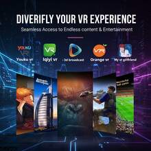 3D VR Headset | Head-Mounted VR Glasses Compatible With 4.7-6.53 Inch Smartphones, Android System - White - View 4