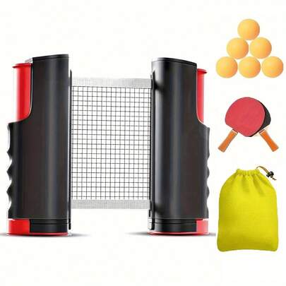 1 Set Portable Table Tennis Training Kit, Suitable For Indoor And Outdoor Table Tennis Practice