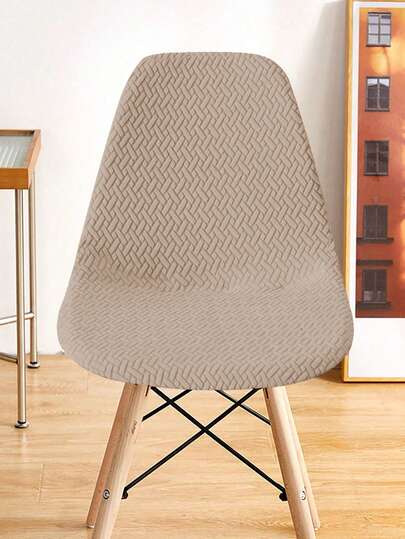 1/4 pièces Couvre-chaises en éponge de maïs élastique à couleur unie minimaliste du Moyen-Orient, amovible et lavable, convenant à toutes les saisons