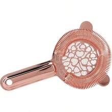 Zerodis Colador de Cóctel, Herramienta de Barra de Acero Inoxidable para Camareros, Filtrado, Fácil Manejo, Uso Doméstico y Bar, Restaurante (Dorado) - Oro rosa - Ver 9