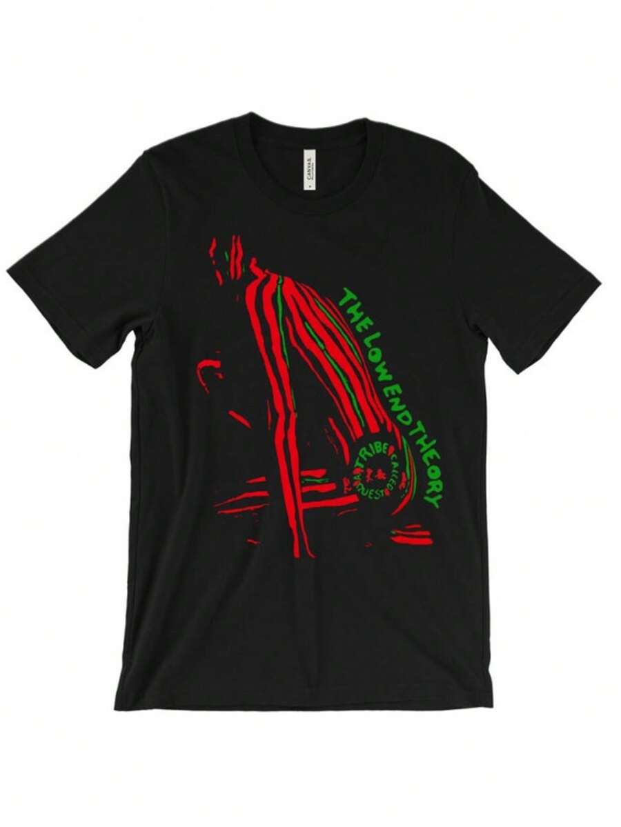 The Low End Theory T-Shirt - Tribe - Phife - Q-Tip - Can I Kick It - Dilla - Native Tongues - Music - 黑色 - 查看 1