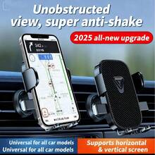 Steady Hold, Smooth Drive Mobile Phone Holder For Car Dashboard Windshield Air Vent Mount, Universal Adjustable Grip Cradle Compatible With Smartphones, GPS, Hands-Free Calling, Secure Lock, Rotation For Optimal Viewing, Shock-Absorbing Stabilization, Anti-Slip Padding, Compact Portable Design For Commuting, Road Trips, Daily Driving, Office Desk, Bedside, Travel Accessories, Gift-Ready Packaging, Holiday Travel Essentials, Fall Commute Must-Have